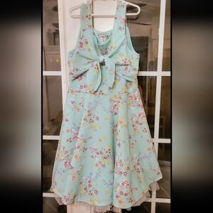 Knit Works Girls Dress Flowers Spring Flowers Multicolor, Easter  Size 14